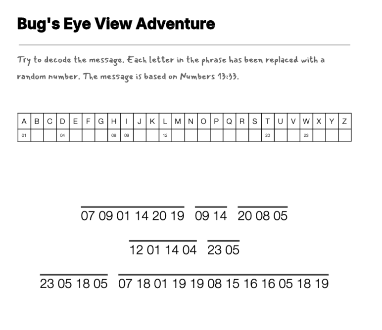 I'm No Grasshopper! cryptogram